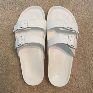 New, never worn sandals